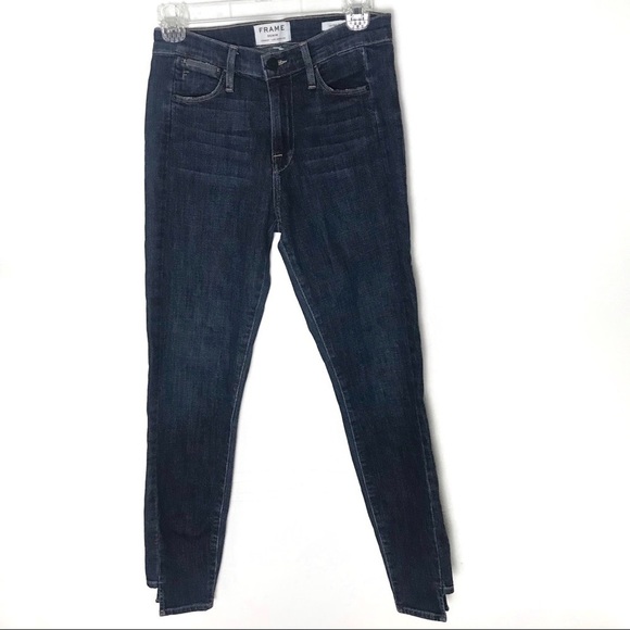 Frame Le High ankle cut out skinny harway jeans size 26 - Picture 2 of 6